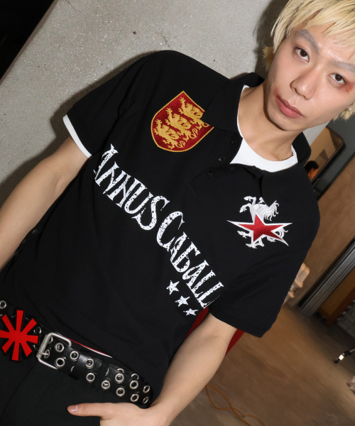 GLACK(グラック)の「GT184 カバリカラーTシャツ (ブラック)(ポロシャツ・レディース・その他・MEDIUM/LARGE)」の2枚目の写真