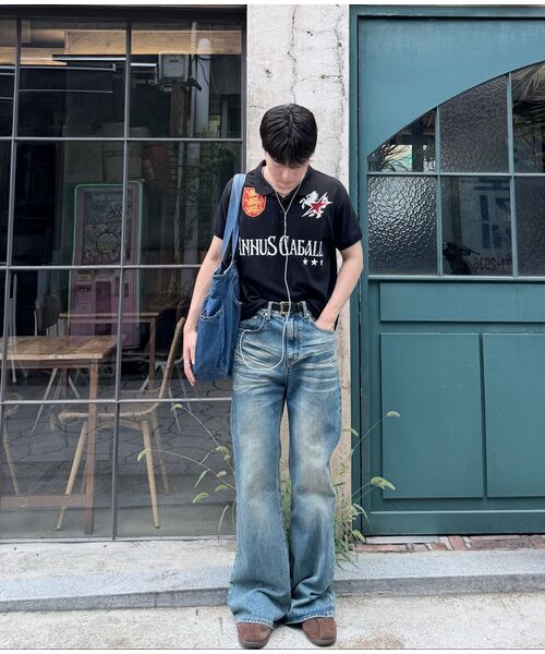GLACK(グラック)の「GT184 カバリカラーTシャツ (ブラック)(ポロシャツ・レディース・その他・MEDIUM/LARGE)」の11枚目の写真