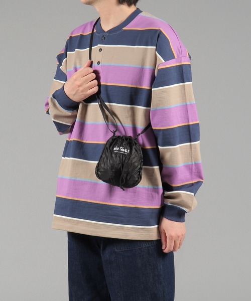 LOWRYS FARM(ローリーズファーム)の「【LFM(U)】WILD THINGS/ライトオープンポーチ 598823(ショルダーバッグ・メンズ・ブラウン系その他/ブラック・FREE)」の3枚目の写真