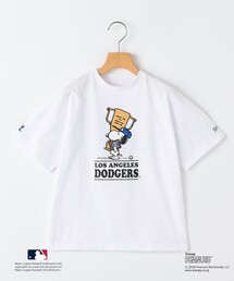 SHIPS（シップス）の「SHIPS KIDS:130～170cm / PEANUTS×MLB プリント Tシャツ（Tシャツ/カットソー）」