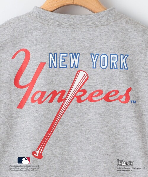 SHIPS(シップス)の「SHIPS KIDS:130~170cm / PEANUTS×MLB プリント Tシャツ(Tシャツ/カットソー・キッズ・ブラック/グレー/レッド/ホワイト・LARGE/XX-LARGE/X-LARGE)」の10枚目の写真