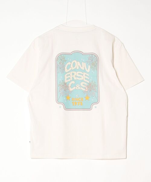 CONVERSE（コンバース）の「【別注】コンバース  AP EM FIREWORKS TEE L 半袖Tシャツ 限定コラボ（Tシャツ/カットソー・レディース・オフホワイト/ダークグレー・S/M/L）」の3枚目の写真