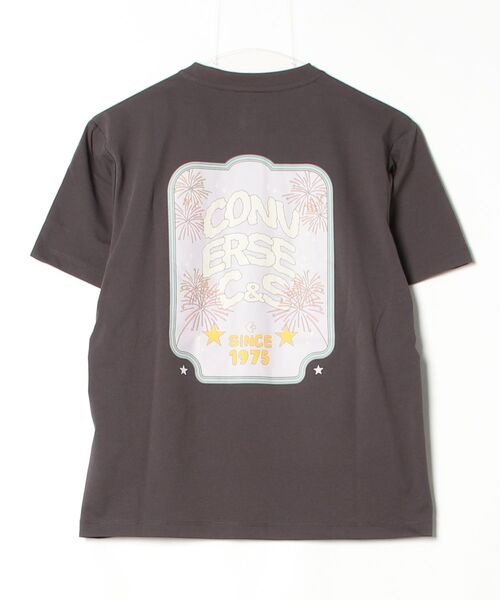 CONVERSE（コンバース）の「【別注】コンバース  AP EM FIREWORKS TEE L 半袖Tシャツ 限定コラボ（Tシャツ/カットソー・レディース・オフホワイト/ダークグレー・S/M/L）」の4枚目の写真