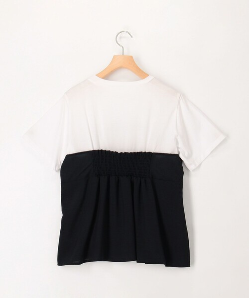 MICO COULIER（ミコクリエ）の「《接触冷感》サスティナクールブッチャーセットアップ（シャツ/ブラウス・レディース・カーキ/ネイビー・38）」の4枚目の写真