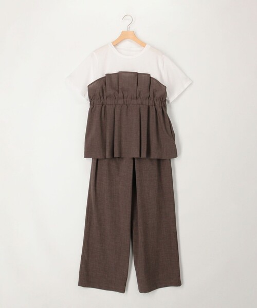 MICO COULIER（ミコクリエ）の「《接触冷感》サスティナクールブッチャーセットアップ（シャツ/ブラウス・レディース・カーキ/ネイビー・38）」の8枚目の写真