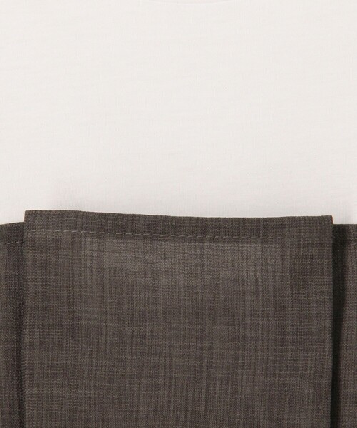 MICO COULIER（ミコクリエ）の「《接触冷感》サスティナクールブッチャーセットアップ（シャツ/ブラウス・レディース・カーキ/ネイビー・38）」の11枚目の写真