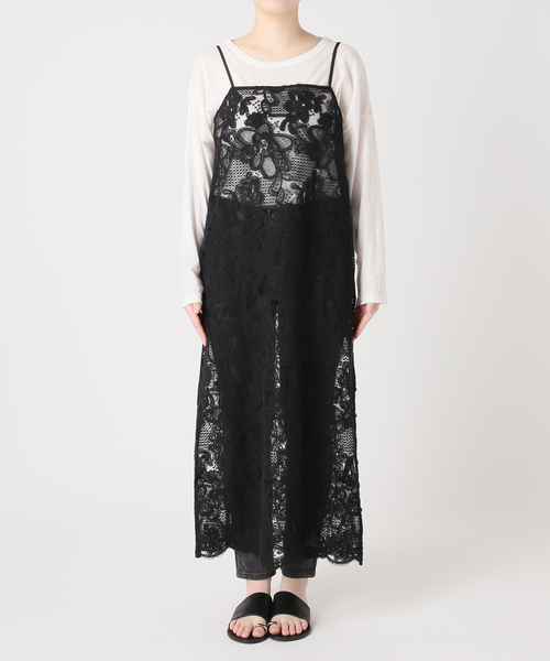 JOURNAL STANDARD relume（ジャーナルスタンダード　レリューム）の「［26SS新作］スカラレースキャミワンピース（ワンピース・レディース・ブラック/アイボリー・FREE）」の15枚目の写真