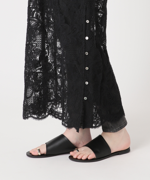 JOURNAL STANDARD relume（ジャーナルスタンダード　レリューム）の「［26SS新作］スカラレースキャミワンピース（ワンピース・レディース・ブラック/アイボリー・FREE）」の20枚目の写真