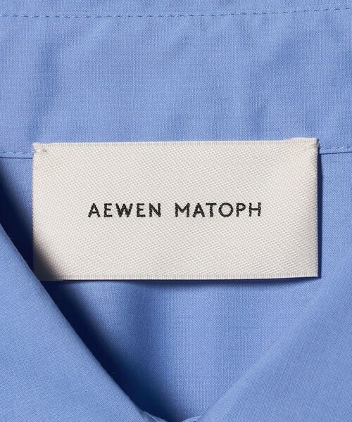 AEWEN MATOPH(イウエン マトフ)の「<AEWEN MATOPH>ペプラムショートスリーブシャツ ウォッシャブル(シャツ/ブラウス・レディース・ブラック/ライトブルー/ホワイト・FREE)」の5枚目の写真