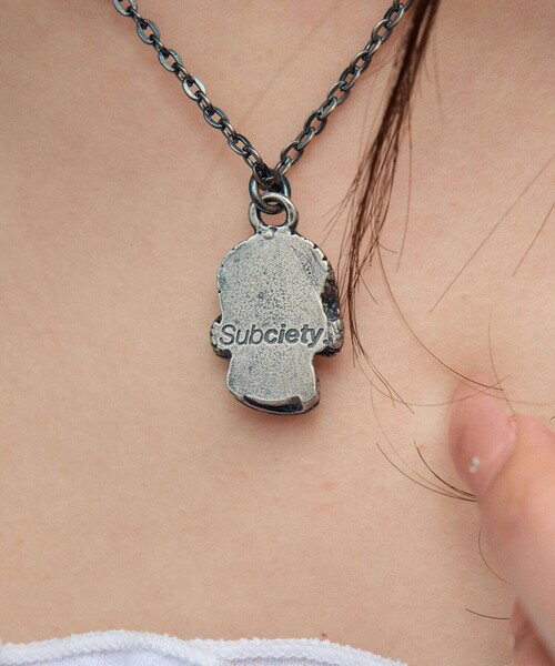 Subciety(サブサエティ)の「Metal necklace-mexican skull-(ネックレス・メンズ・アンティークゴールド/アンティークシルバー・FREE)」の11枚目の写真