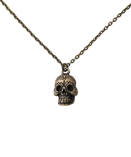 Subciety(サブサエティ)の「Metal necklace-mexican skull-(ネックレス・メンズ・アンティークゴールド/アンティークシルバー・FREE)」の17枚目の写真