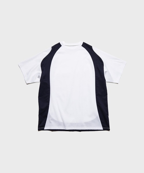 SOPHNET.（ソフネット）の「【SOPHNET./ソフネット】SUPIMA COTTON WIDE FOOTBALL TEE（Tシャツ/カットソー・メンズ・ホワイト/ブラック・3/2/4）」の2枚目の写真