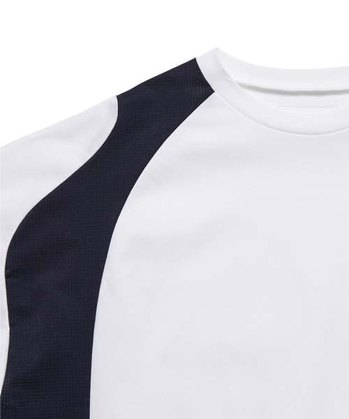 SOPHNET.（ソフネット）の「【SOPHNET./ソフネット】SUPIMA COTTON WIDE FOOTBALL TEE（Tシャツ/カットソー・メンズ・ホワイト/ブラック・3/2/4）」の4枚目の写真