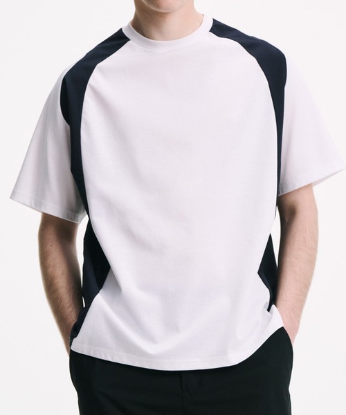 SOPHNET.（ソフネット）の「【SOPHNET./ソフネット】SUPIMA COTTON WIDE FOOTBALL TEE（Tシャツ/カットソー・メンズ・ホワイト/ブラック・3/2/4）」の7枚目の写真