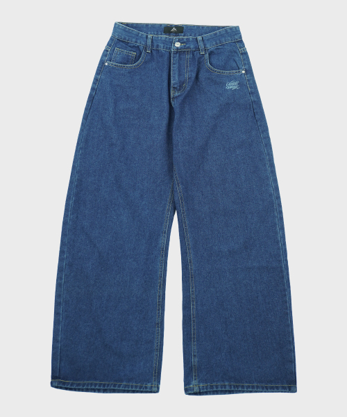ARTISTWEAR（アーティストウェア）の「[ATW] フロータグデニムパンツ（デニムパンツ・レディース・ブルー系その他・SMALL/MEDIUM/LARGE/X-LARGE/XX-LARGE/XXX-LARGE）」の7枚目の写真