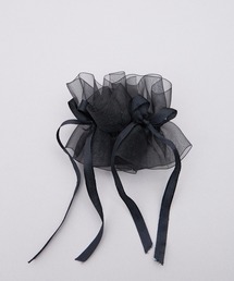 Zoule（ゾーラ）の「Zoule ゾーラ：sheer cuff　シフォン　リボン　ヘアピン　ヘアーカフス（ヘアピン）」