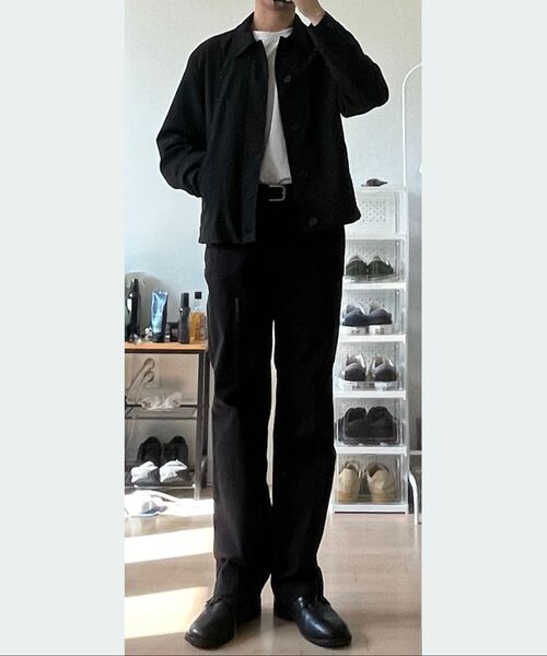 MUSINSA STANDARD（ムシンサスタンダード）の「コンフォートストレートチノパンツ[ブラック]（その他パンツ・メンズ・その他・26/27/28/29/30/31/32/33/34/36/38/40/42）」の7枚目の写真