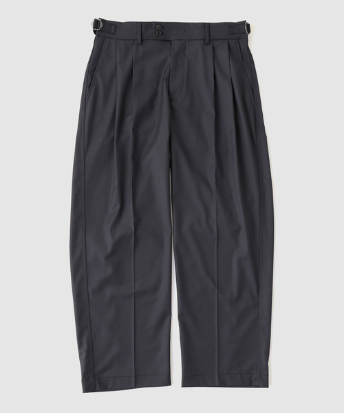 ANOTHER OFFICE(アナザー オフィス)の「【ANOTHER OFFICE/アナザーオフィス】 Santiago Slacks Flexible 30L(スラックス・メンズ・チャコールグレー/ブラック・3/2/1)」の2枚目の写真