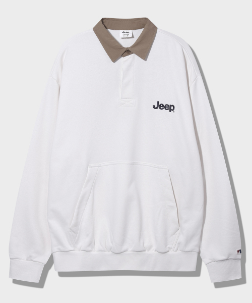 JEEP（ジープ）の「ラグビー スウェット (JP5TSU824OW)（ポロシャツ・レディース・その他・SMALL/MEDIUM/LARGE/X-LARGE）」の2枚目の写真