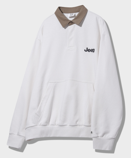 JEEP（ジープ）の「ラグビー スウェット (JP5TSU824OW)（ポロシャツ・レディース・その他・SMALL/MEDIUM/LARGE/X-LARGE）」の3枚目の写真