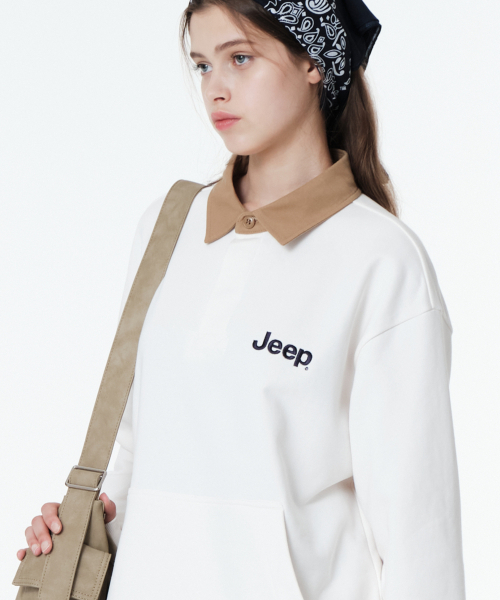 JEEP（ジープ）の「ラグビー スウェット (JP5TSU824OW)（ポロシャツ・レディース・その他・SMALL/MEDIUM/LARGE/X-LARGE）」の6枚目の写真