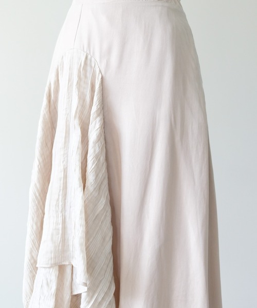 DOLLUPOOPS(ドールアップウップス)の「Asymmetry Design Skirt(アシメデザインスカート)(スカート・レディース・ベージュ/ネイビー/ターコイズブルー・FREE)」の12枚目の写真
