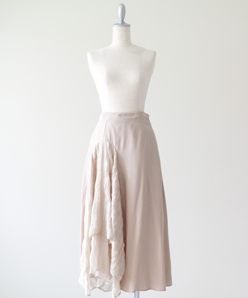 DOLLUPOOPS(ドールアップウップス)の「Asymmetry Design Skirt(アシメデザインスカート)(スカート・レディース・ベージュ/ネイビー/ターコイズブルー・FREE)」の8枚目の写真