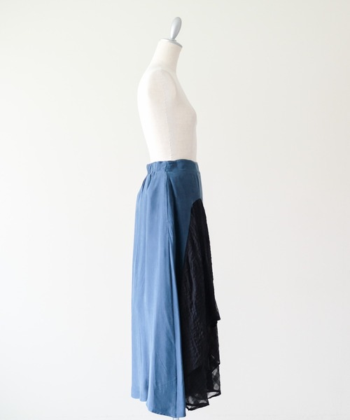 DOLLUPOOPS(ドールアップウップス)の「Asymmetry Design Skirt(アシメデザインスカート)(スカート・レディース・ベージュ/ネイビー/ターコイズブルー・FREE)」の15枚目の写真