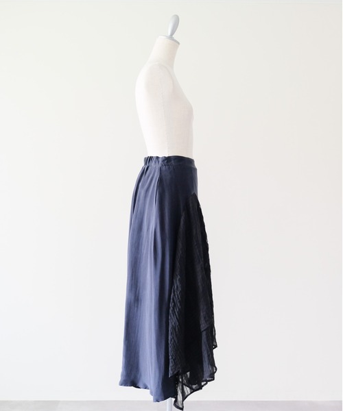 DOLLUPOOPS(ドールアップウップス)の「Asymmetry Design Skirt(アシメデザインスカート)(スカート・レディース・ベージュ/ネイビー/ターコイズブルー・FREE)」の21枚目の写真