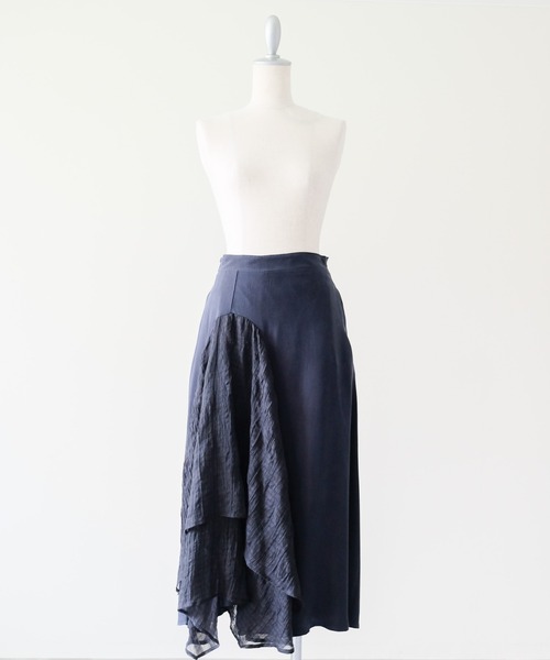 DOLLUPOOPS(ドールアップウップス)の「Asymmetry Design Skirt(アシメデザインスカート)(スカート・レディース・ベージュ/ネイビー/ターコイズブルー・FREE)」の20枚目の写真