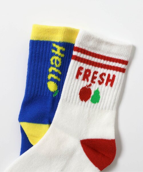 BREEZE（ブリーズ）の「BREEZE MART　モチーフソックス（ソックス/靴下・キッズ・グリーン/アイボリー/ブルー・15 /18/21）」の12枚目の写真