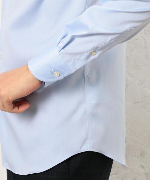 green label relaxing（グリーンレーベルリラクシング）の「SLIM E/IRON PIN/OX SBD シャツ（シャツ/ブラウス・メンズ・ホワイト/ライトブルー・43cm/38cm/42cm/41cm/37cm/39cm/40cm）」の12枚目の写真
