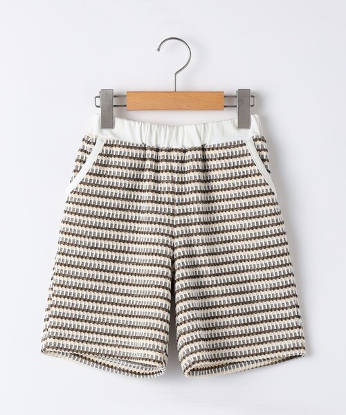 SHIPS(シップス)の「SHIPS KIDS:80~90cm / ジャカード ショート パンツ(その他パンツ・キッズ・ネイビー/ブラウン・90/80)」の2枚目の写真
