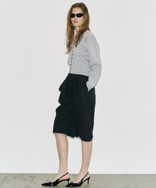 JOSE MOON(ジョゼムーン)の「DRAPE HALF PANTS/ドレープハーフパンツ(その他パンツ・レディース・ブラック・38/36)」の12枚目の写真