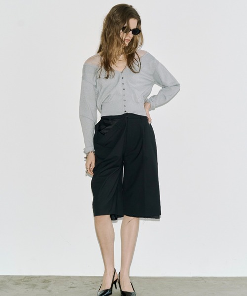 JOSE MOON(ジョゼムーン)の「DRAPE HALF PANTS/ドレープハーフパンツ(その他パンツ・レディース・ブラック・38/36)」の13枚目の写真