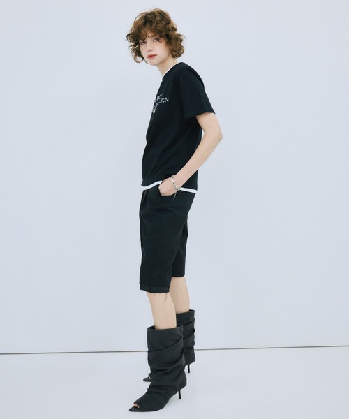 JOSE MOON(ジョゼムーン)の「DRAPE HALF PANTS/ドレープハーフパンツ(その他パンツ・レディース・ブラック・38/36)」の21枚目の写真