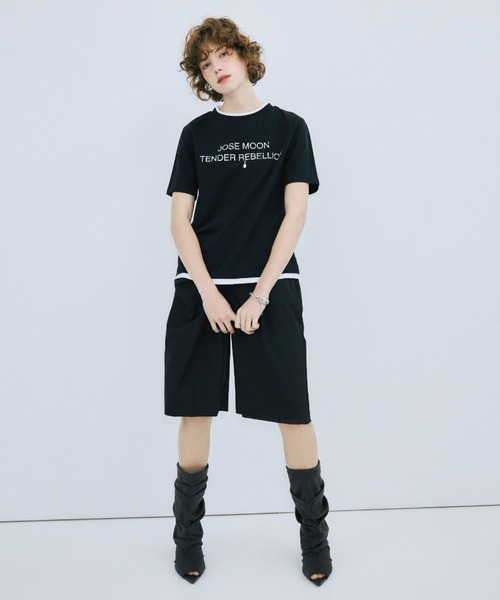 JOSE MOON(ジョゼムーン)の「DRAPE HALF PANTS/ドレープハーフパンツ(その他パンツ・レディース・ブラック・38/36)」の20枚目の写真
