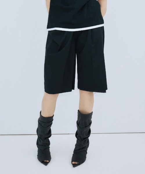 JOSE MOON(ジョゼムーン)の「DRAPE HALF PANTS/ドレープハーフパンツ(その他パンツ・レディース・ブラック・38/36)」の17枚目の写真