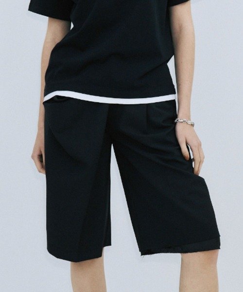 JOSE MOON(ジョゼムーン)の「DRAPE HALF PANTS/ドレープハーフパンツ(その他パンツ・レディース・ブラック・38/36)」の15枚目の写真