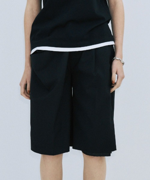 JOSE MOON(ジョゼムーン)の「DRAPE HALF PANTS/ドレープハーフパンツ(その他パンツ・レディース・ブラック・38/36)」の16枚目の写真