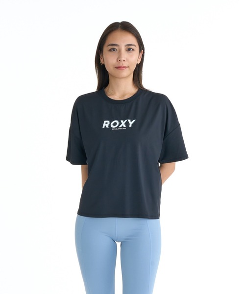 ROXY(ロキシー)の「ROXY FITNESS BOUNCE UP Tシャツ /QUIK DRY/UVカット/接触冷感 【2026年夏モデル】(Tシャツ/カットソー・レディース・ブラック/ホワイト/オレンジ・LARGE/MEDIUM)」の2枚目の写真