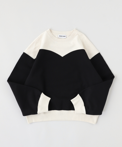 JOURNAL STANDARD(ジャーナルスタンダード)の「POINTER BRAND Crunk 2 Tones Crew(スウェット・メンズ・ブラック・MEDIUM/LARGE)」の1枚目の写真