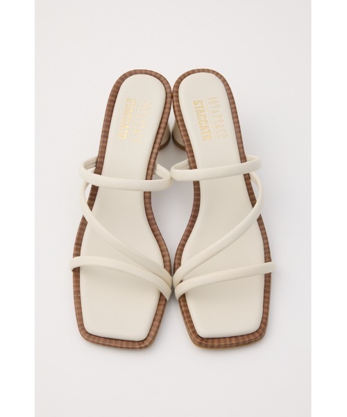 STACCATO(スタッカート)の「ナハラスクエアミュールサンダル(サンダル・レディース・ホワイト/ブラック・22.5cm/23cm/23.5cm/24cm)」の10枚目の写真
