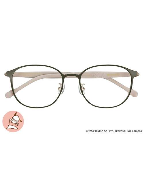 Zoff｜POCHACCO ウェリントン型 メガネ｜ポチャッコ 軽量 眼鏡 伊達