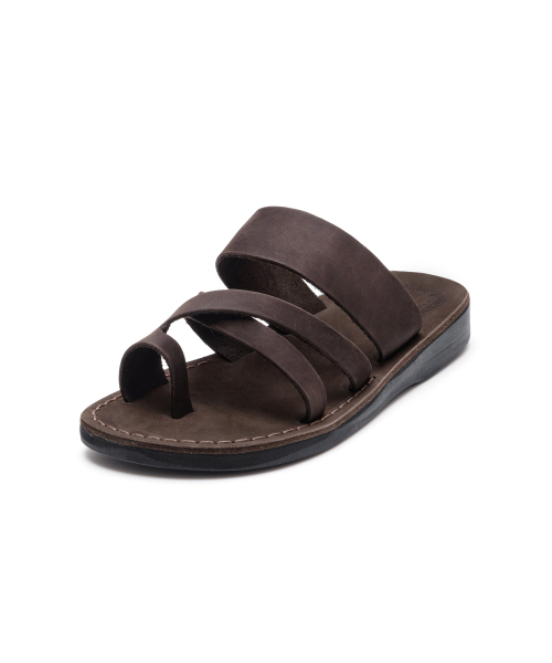 JERUSALEM SANDALS(エルサレム サンダル)の「8NN ザ グッド シェパード-ブラウン ヌバック(サンダル・レディース・ブラウン・24cm/24.5cm/25cm/26cm/27cm/28cm/22.5cm/23cm/23.5cm)」の3枚目の写真