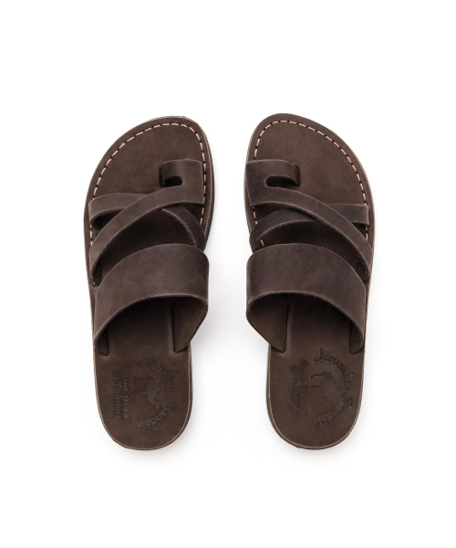JERUSALEM SANDALS(エルサレム サンダル)の「8NN ザ グッド シェパード-ブラウン ヌバック(サンダル・レディース・ブラウン・24cm/24.5cm/25cm/26cm/27cm/28cm/22.5cm/23cm/23.5cm)」の5枚目の写真