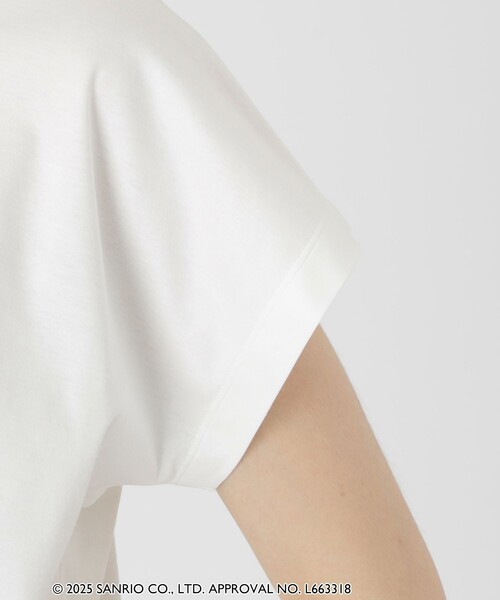 BLUE LABEL CRESTBRIDGE(ブルーレーベルクレストブリッジ)の「【ハローキティコラボ】ポケットTシャツ(Tシャツ/カットソー・レディース・ホワイト/ブラック・38)」の22枚目の写真