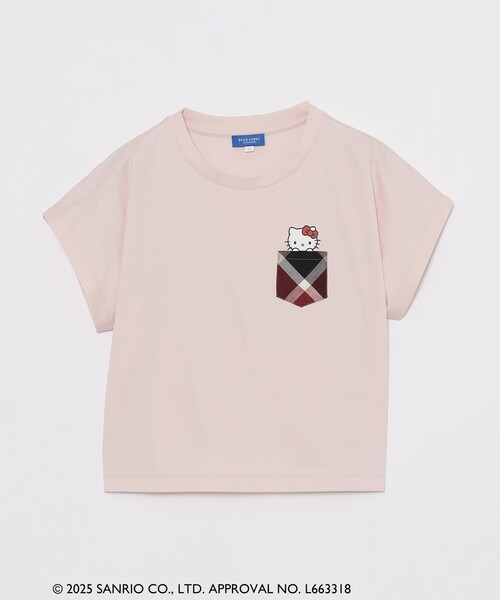 BLUE LABEL CRESTBRIDGE(ブルーレーベルクレストブリッジ)の「【ハローキティコラボ】ポケットTシャツ(Tシャツ/カットソー・レディース・ホワイト/ブラック・38)」の8枚目の写真