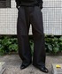 Chikashitsu +（チカシツプラス）の「【Chikashitsu +】herringbone curve pants / 【チカシツプラス】ヘリンボーンカーブパンツ＜着用動画あり＞（その他パンツ・L）」