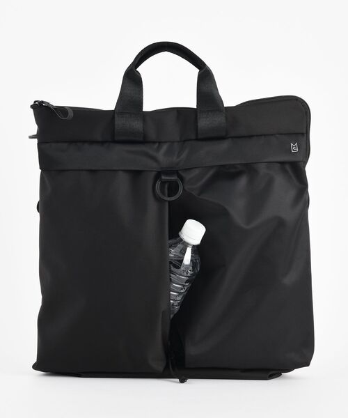 TRAVEL SHOP MILESTO(トラベルショップミレスト)の「XTREC レイヤードヘルメットバッグ(トートバッグ・レディース・グレイッシュベージュ/ブラック・フリ-)」の12枚目の写真